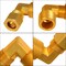 Everflow 1/2 O.D. COMP x 1/2 MIP 90 Degree Elbow Pipe Fitting, Lead Free Brass C69-12-NL - alternate 5